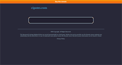 Desktop Screenshot of cipotes.com
